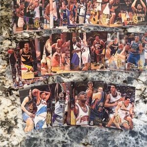 1994-95 Flair Basketball Cards - random NBA players (50) card lot - Rare Find